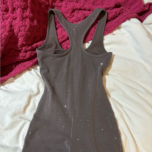 SKIMS outdoor rhinestone mid thigh onesie - Picture 3 of 7